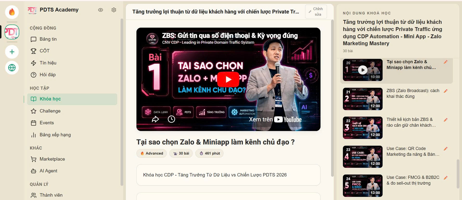 Phần 2 Thực chiến Zalo